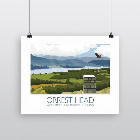 Orrest Head, Windermere, Lake District. 11x14 Print