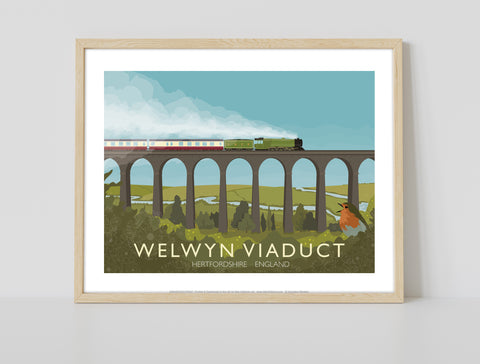 Welwyn Viaduct - Hertfordshire - 11X14inch Premium Art Print