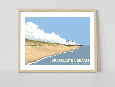 Brancaster Beach - Norfolk - 11X14inch Premium Art Print