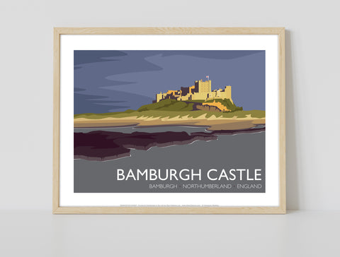 Bamburgh Castle - Northumberland - 11X14inch Premium Art Print