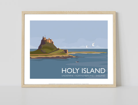 Holly Island - Northumberland - 11X14inch Premium Art Print