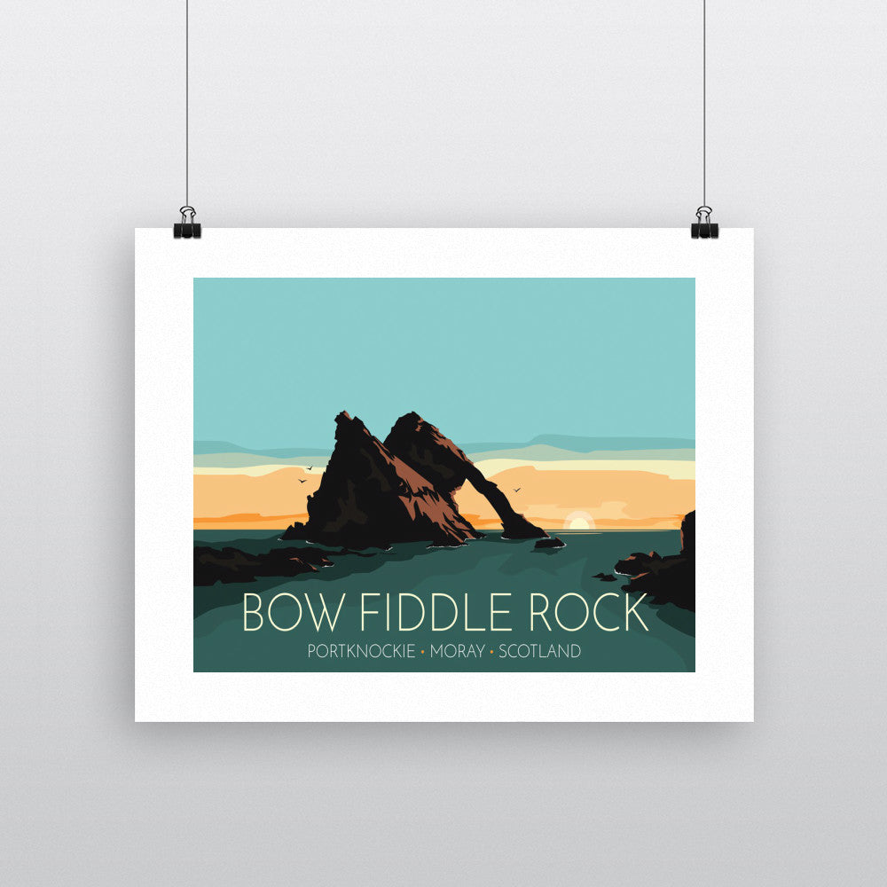 Bow Fiddle Rock, Moray, Scotland 11x14 Print