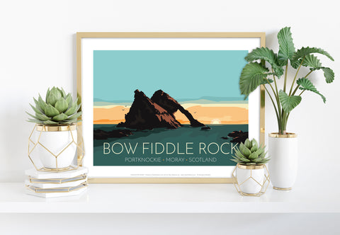 Bow Fiddle Rock - Scotland - 11X14inch Premium Art Print