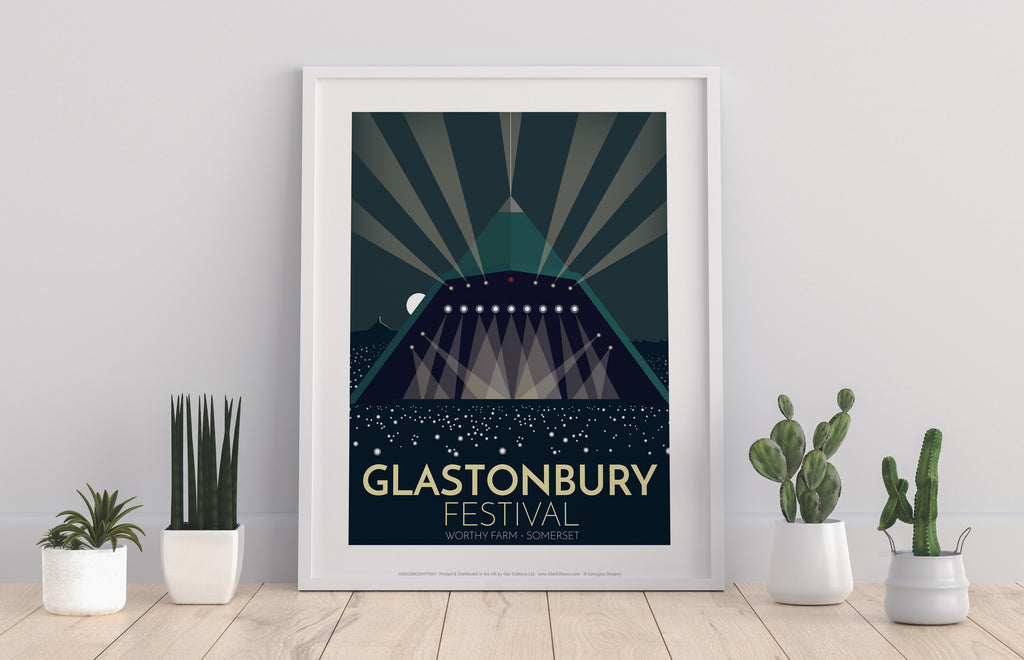 Poster - Glastonbury Festival -Worthy Farm - Art Print