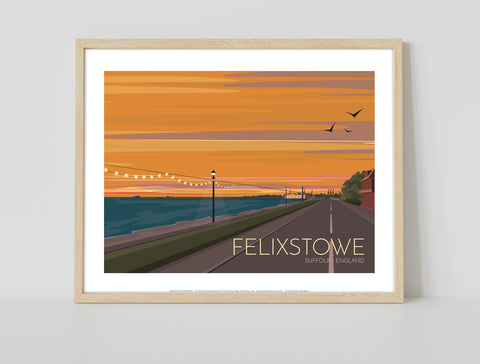 Felixstowe - Suffolk - 11X14inch Premium Art Print