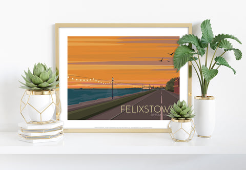 Felixstowe - Suffolk - 11X14inch Premium Art Print