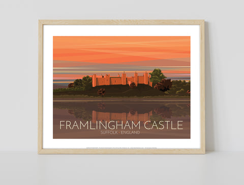 Framlingham Castle - Suffolk - 11X14inch Premium Art Print