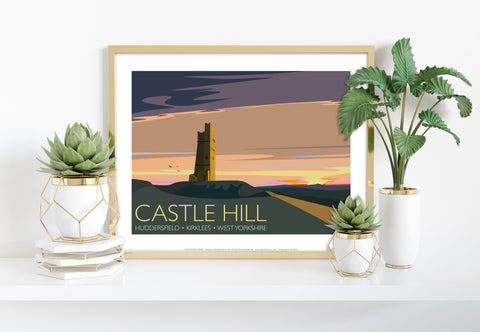 Castle Hill - West Yorkshire - 11X14inch Premium Art Print