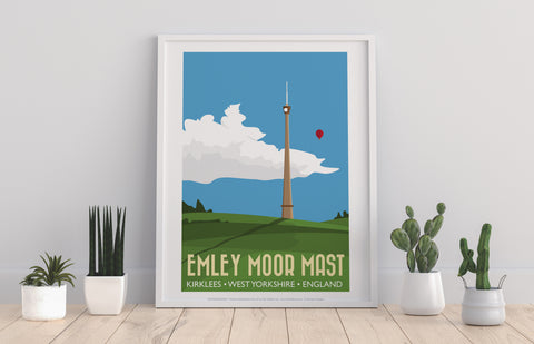 Poster - Emley Moor Mast - 11X14inch Premium Art Print