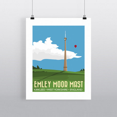 The Emley Moor Mast, Kirklees, Yorkshire 11x14 Print