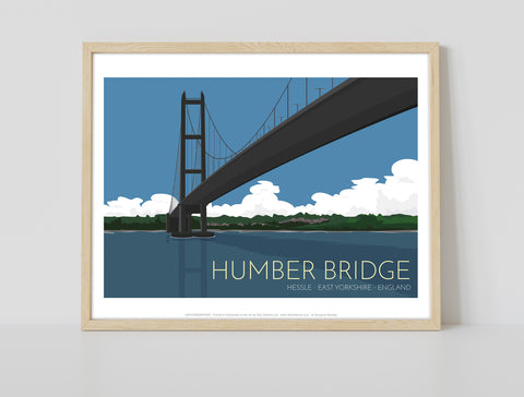 Humber Bridge - East Yorkshire - 11X14inch Premium Art Print