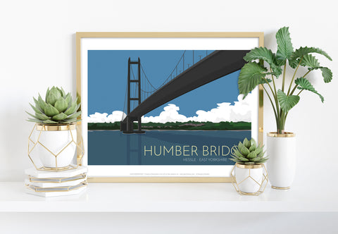 Humber Bridge - East Yorkshire - 11X14inch Premium Art Print