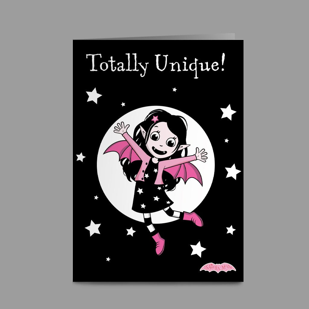 Isadora Moon is Totally Unique! Greeting card