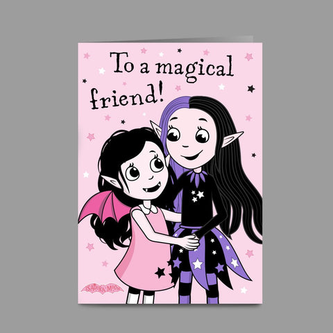 Isadora Moon & Mirabelle 5x7 greeting card