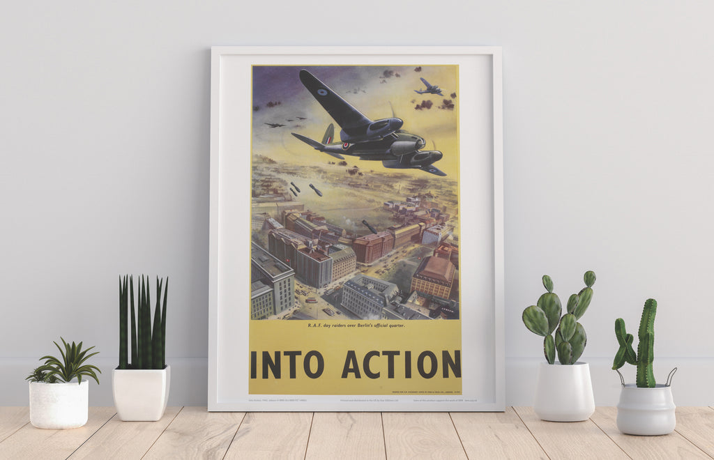 Poster - Into Action - 11X14inch Premium Art Print