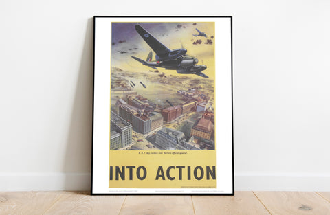 Poster - Into Action - 11X14inch Premium Art Print