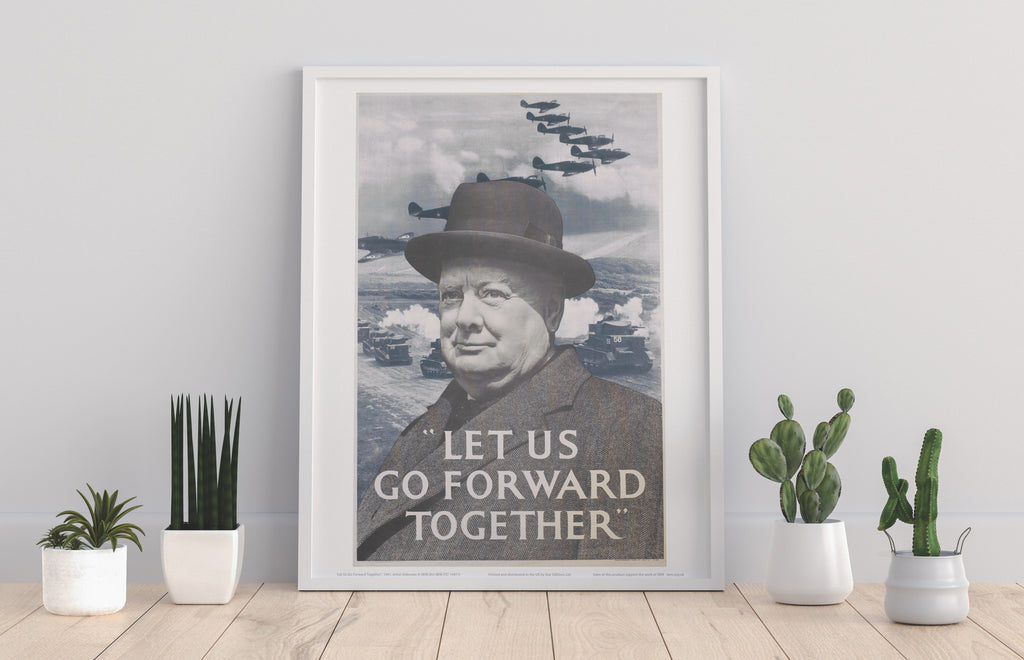 Poster - Winston Churchill - 11X14inch Premium Art Print