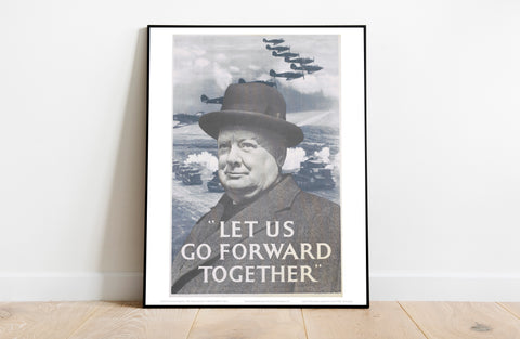 Poster - Winston Churchill - 11X14inch Premium Art Print