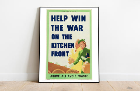 Food - Help Win The War - 11X14inch Premium Art Print