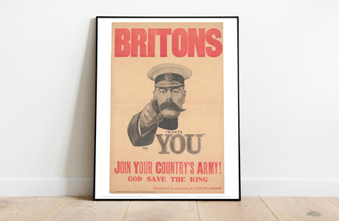 Poster - Britains Want You - 11X14inch Premium Art Print
