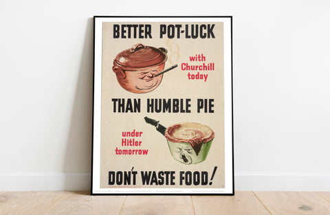 Poster - Don't Waste Food - 11X14inch Premium Art Print