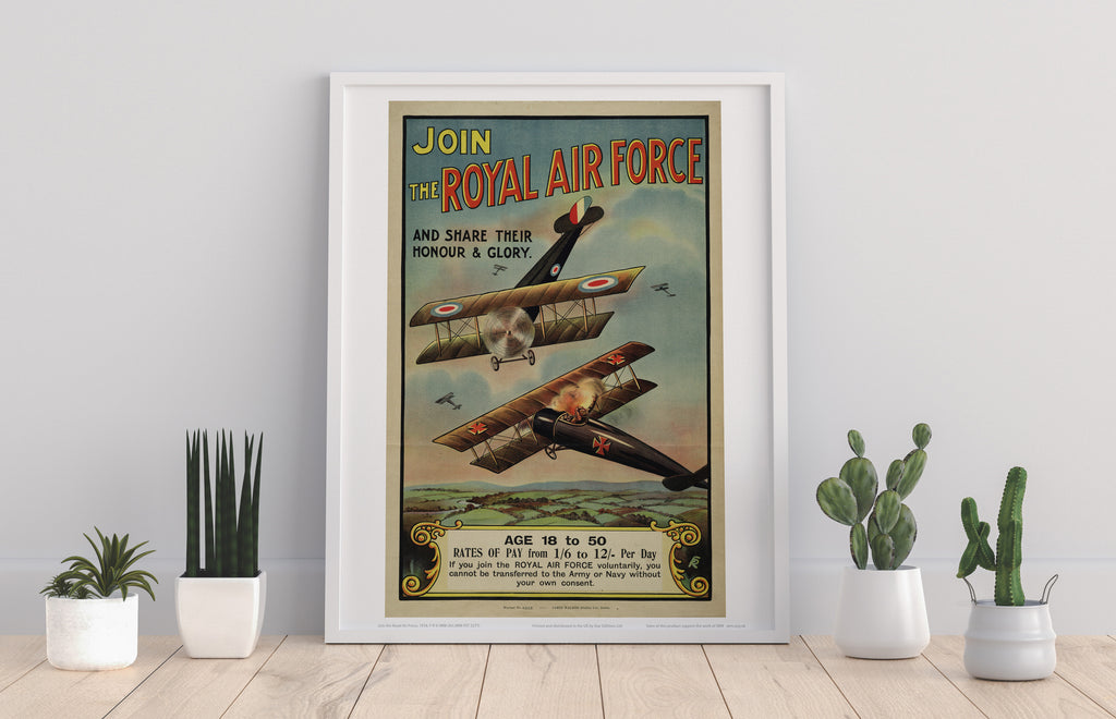 Join The Royal Airforce - 11X14inch Premium Art Print