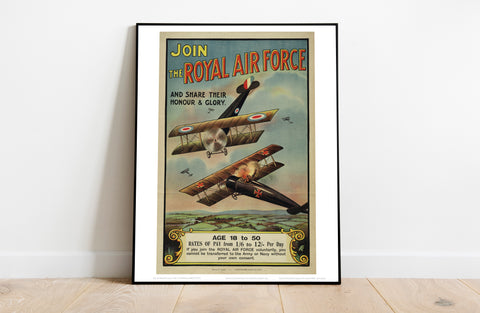 Join The Royal Airforce - 11X14inch Premium Art Print