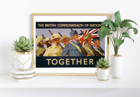 Commonwealth Of Nations Together - 11X14inch Premium Art Print