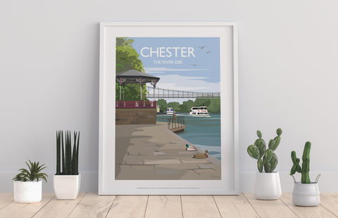 Chester - River Dee - 11X14inch Premium Art Print