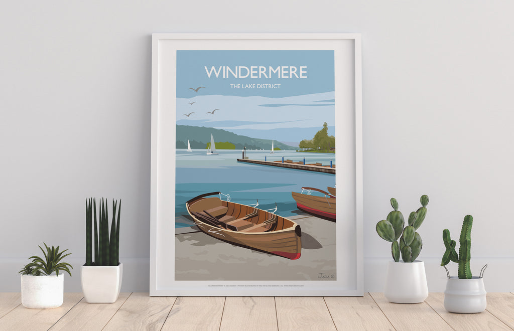 Lake District - Windermere - 11X14inch Premium Art Print