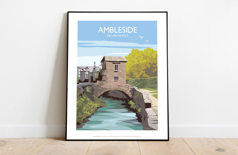 Lake District - Ambleside - 11X14inch Premium Art Print
