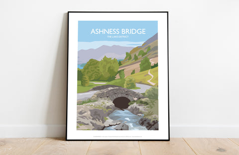 Ashness Bridge - Lake District - 11X14inch Premium Art Print