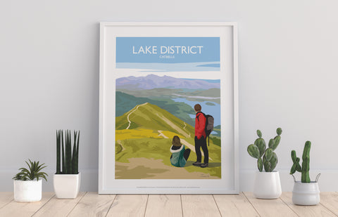 Catbells - Lake District - 11X14inch Premium Art Print