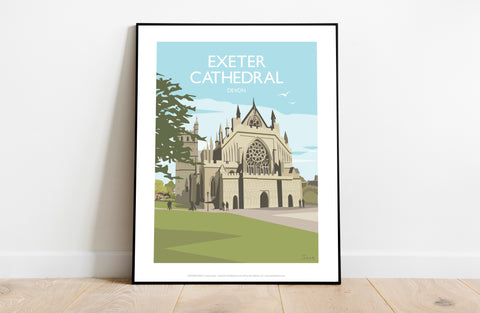 Exeter Cathedral - 11X14inch Premium Art Print