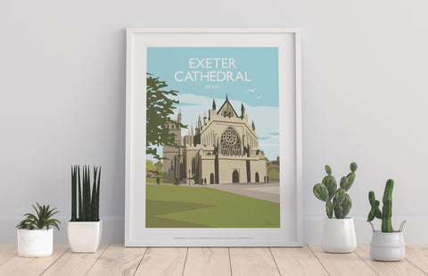 Exeter Cathedral - 11X14inch Premium Art Print