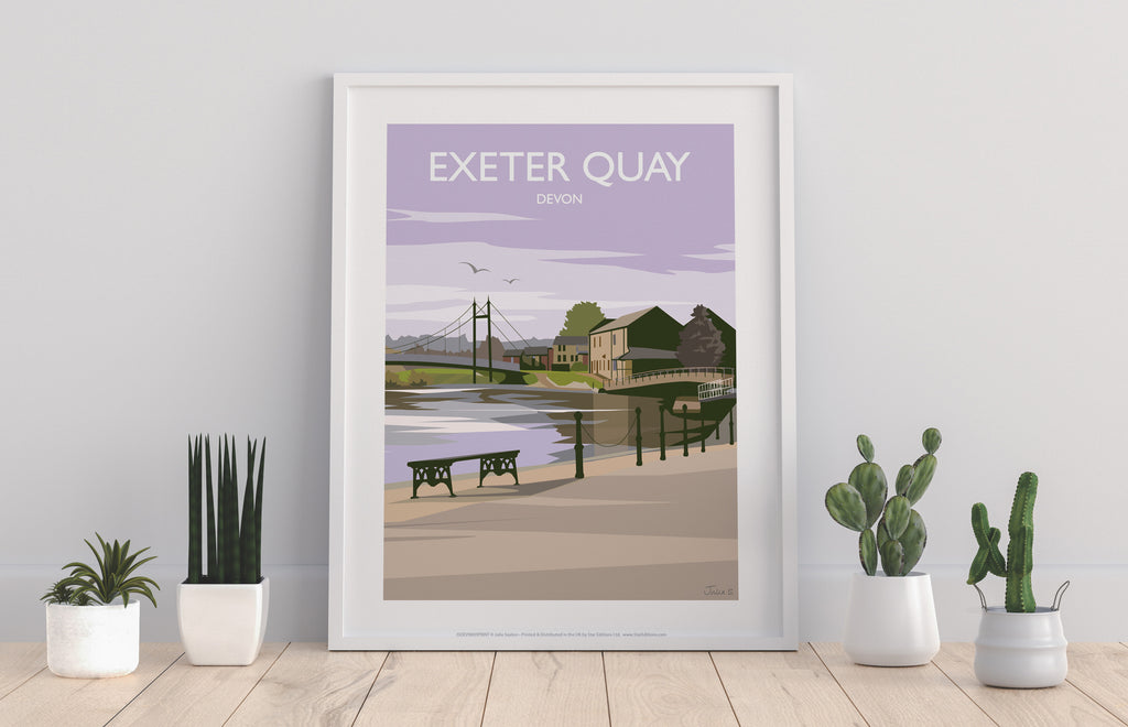 Exeter Quay - 11X14inch Premium Art Print