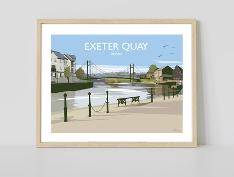 Exeter Quay - Devon - 11X14inch Premium Art Print