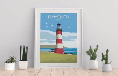 Plymouth - Devon - 11X14inch Premium Art Print