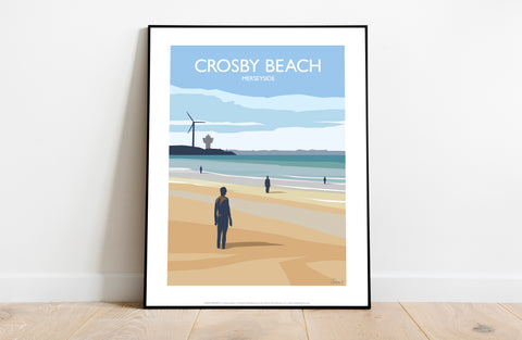 Crosby Beach - Merseyside - 11X14inch Premium Art Print