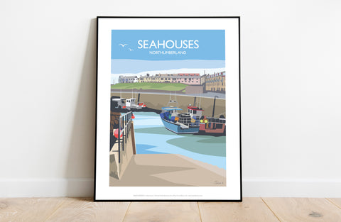 Seahouses - Nothumberland - 11X14inch Premium Art Print