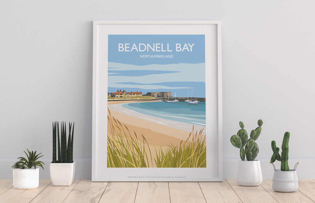 Beadnell Bay - 11X14inch Premium Art Print