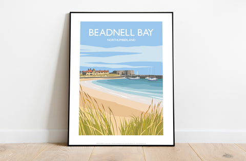 Beadnell Bay - 11X14inch Premium Art Print