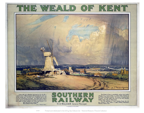 The Weald of Kent 24" x 32" Matte Mounted Print