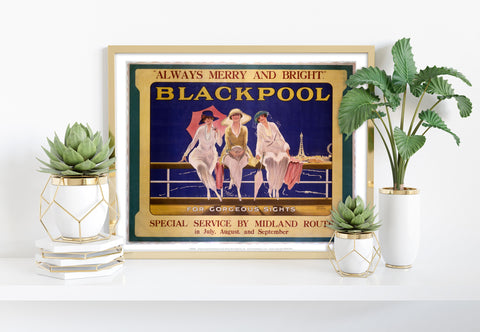 Blackpool Three Ladies - 11X14inch Premium Art Print