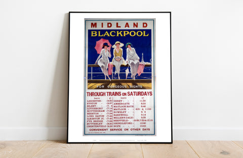 Blackpool - Midlands, Three Ladies - Premium Art Print