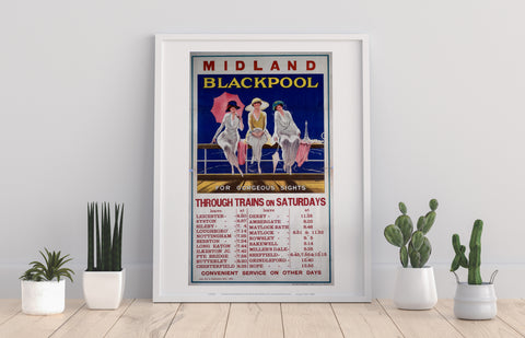 Blackpool - Midlands, Three Ladies - Premium Art Print