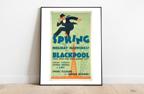 Blackpool, Holiday Happiness - 11X14inch Premium Art Print