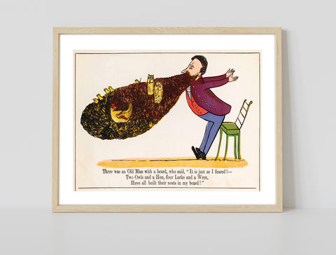 There Was An Old Man With A Beard - 11X14inch Premium Art Print