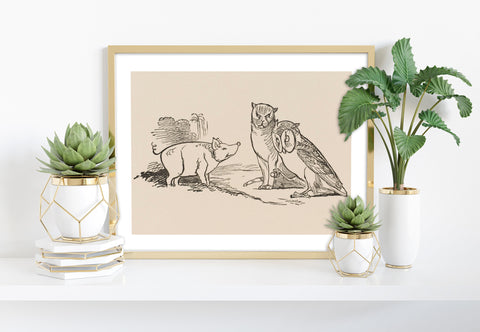 The Owl And The Pussycat - Art Print