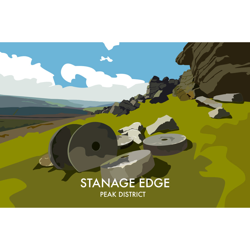 LHOPMI001: Stanage Edge Peak District. T Shirt